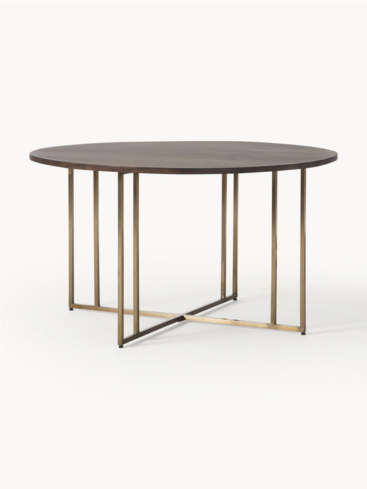 Round Mango Wood Dining Table Luca in various sizes