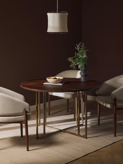Luca Round Mango Wood Dining Table, in various sizes