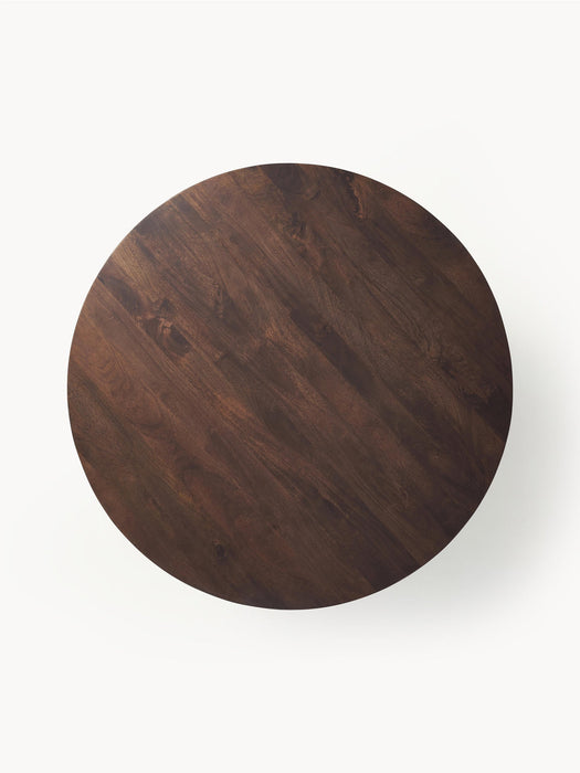 Luca Round Mango Wood Dining Table, in various sizes