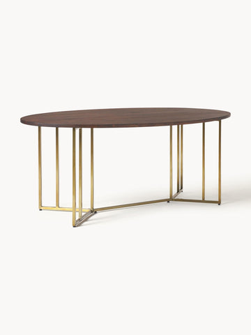 Luca Oval Mango Wood Dining Table, in various sizes