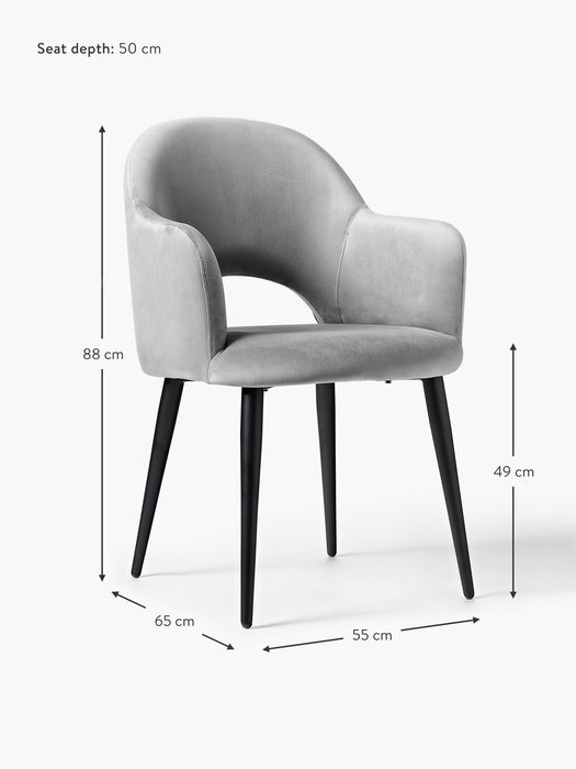 Velvet Armchair Rachel
