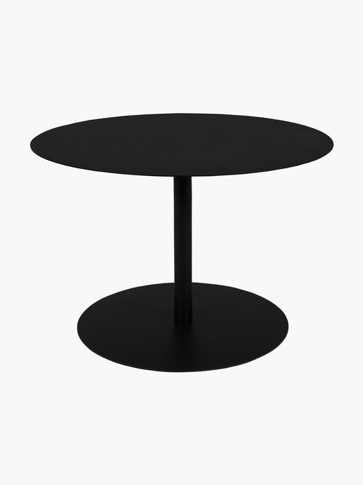 Round Metal Coffee Table Snow