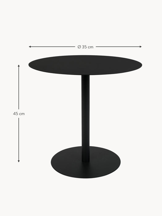 Metal Side Table Snow
