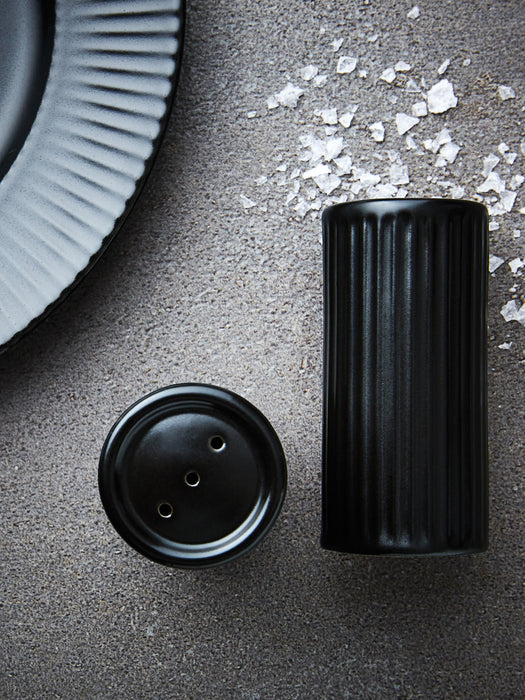 Salt and Pepper Shakers Groove Set of 2