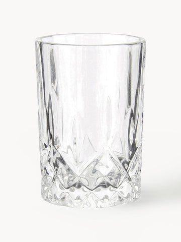 Shot Glasses Harvey with Embossed Pattern, Set of 4