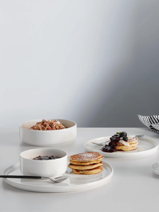 Fine Bone China Breakfast Plates Oco Set of 6