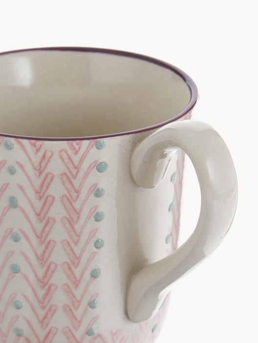 Mugs Maya with Small Pattern Set of 3