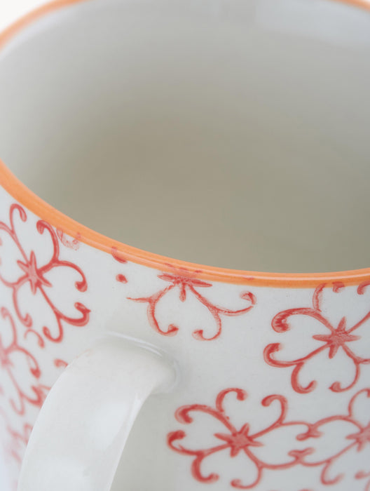 Mugs Carla with Small Pattern Set of 4