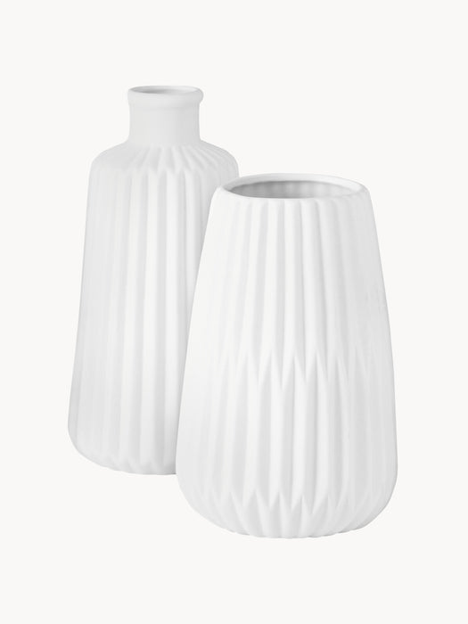 Vases Esko with Embossed Pattern Set of 2