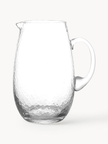 Mouth-Blown Jug Hammered, 2 L