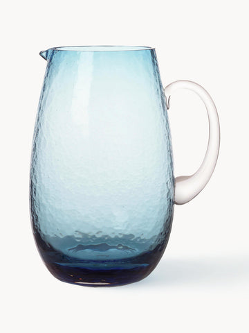 Mouth-Blown Jug Hammered, 2 L