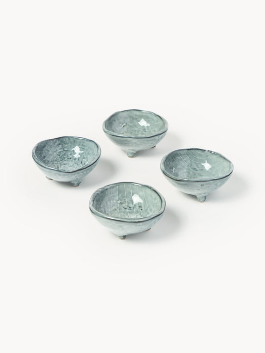 Handmade Dip Bowls Nordic Sea Set of 4