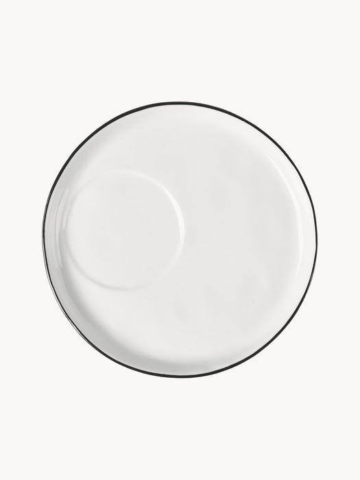 Handmade Porcelain Breakfast Set Salt 4 People Set of 16