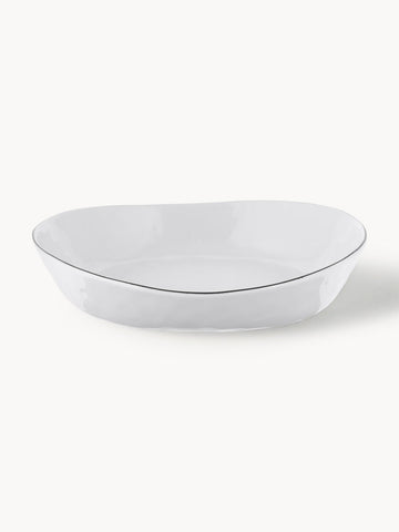Handmade Porcelain Bowls Salt, ÃÂ 20 cm, Set of 2