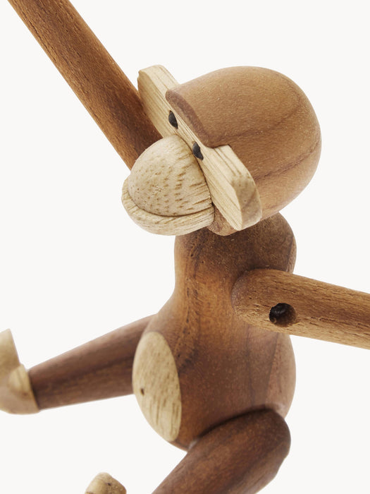 Handmade Teak Wood Decorative Object Monkey