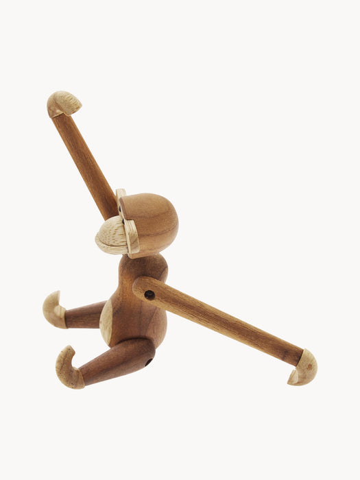 Handmade Teak Wood Decorative Object Monkey