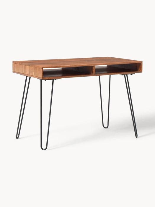 Tova Mango Wood and Metal Desk