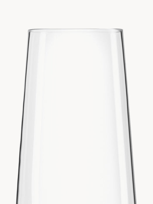 Crystal Champagne Flutes Power in Cone Shape Set of 6