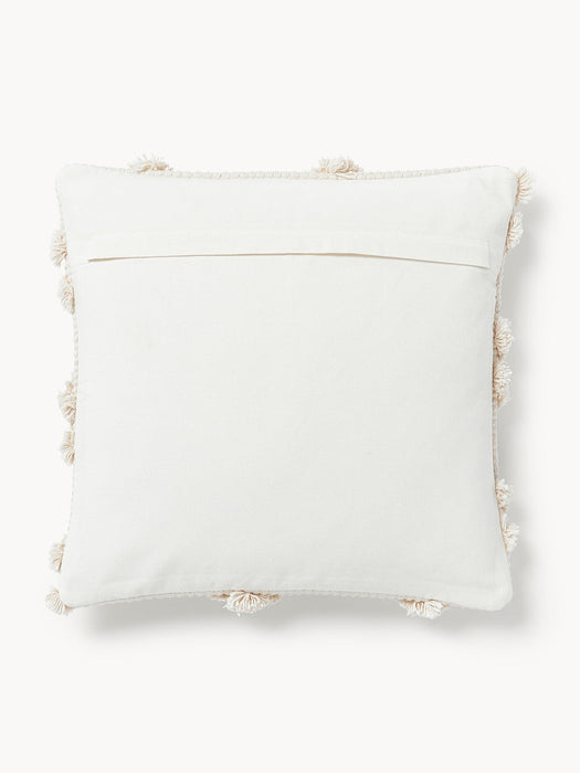 Akesha Cushion Cover with Tufted Zig-Zag Pattern
