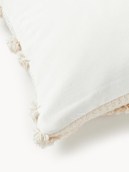 Akesha Cushion Cover with Tufted Zig-Zag Pattern