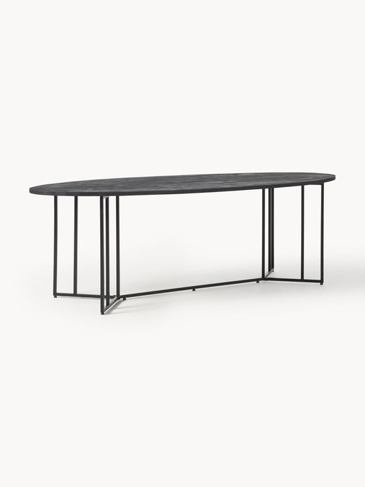 Oval Mango Wood Dining Table Luca in various sizes