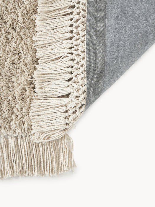 Dreamy Fluffy High-Pile Rug with Fringes