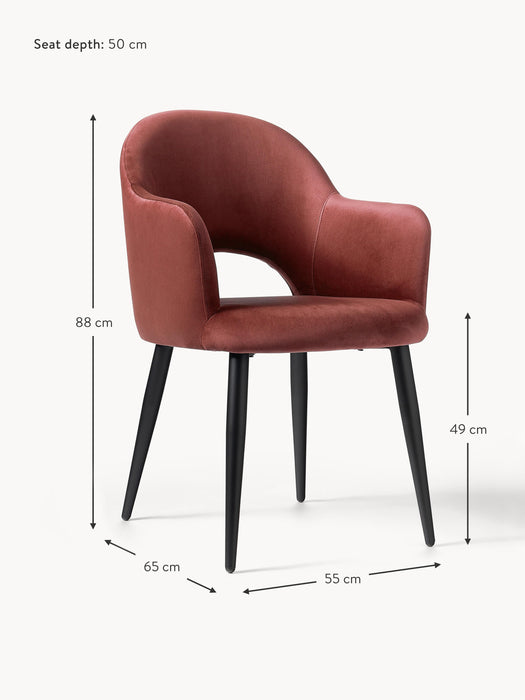 Velvet Armchair Rachel