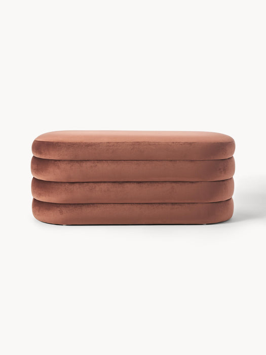 Velvet Upholstered Bench Alto