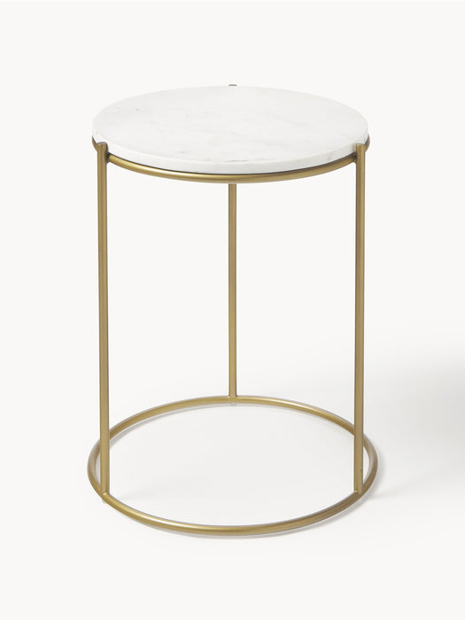 Round Marble Side Table Ella