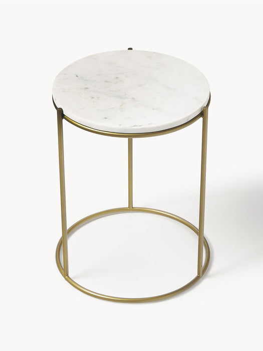 Ella Round Marble Side Table