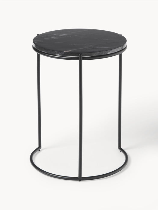 Ella Marble Side Tables, Set of 2