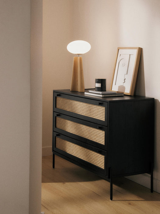 Chest of Drawers Vienna with Viennese Wickerwork