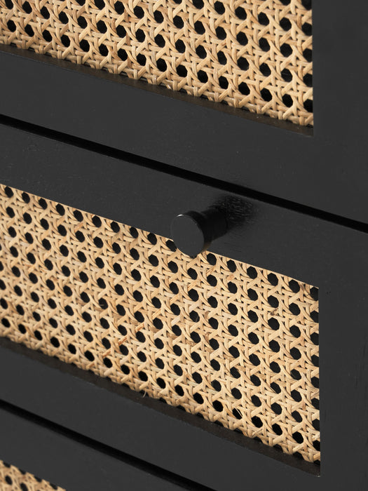Chest of Drawers Vienna with Viennese Wickerwork