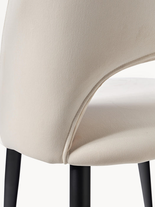 Upholstered Velvet Chair Rachel