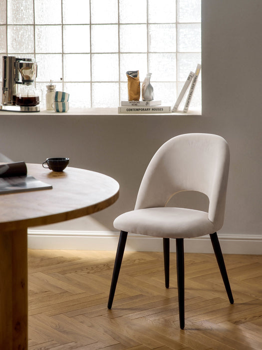 Upholstered Velvet Chair Rachel