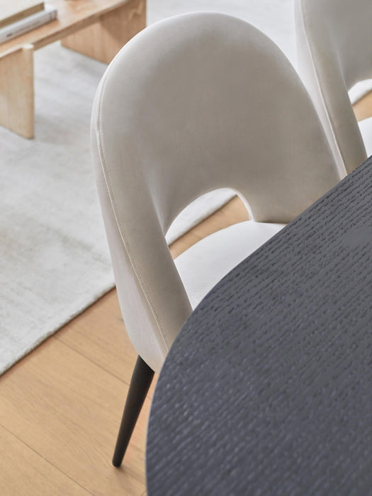 Upholstered Velvet Chair Rachel