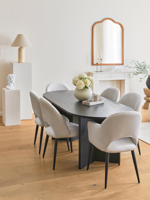 Upholstered Velvet Chair Rachel