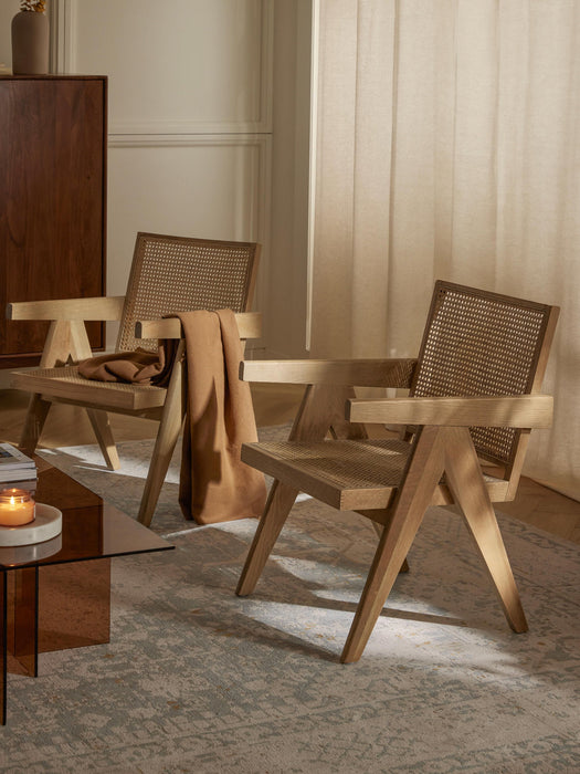 Sissi Armchair with Viennese Wickerwork