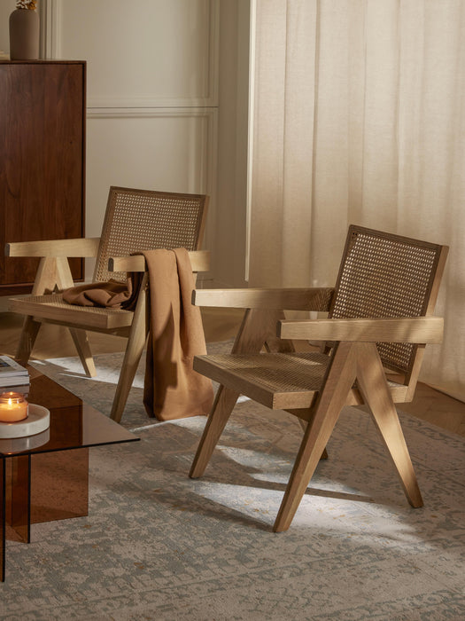 Armchair Sissi with Viennese Wickerwork