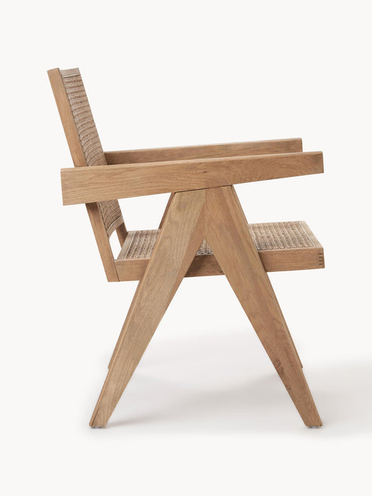 Sissi Armchair with Viennese Wickerwork