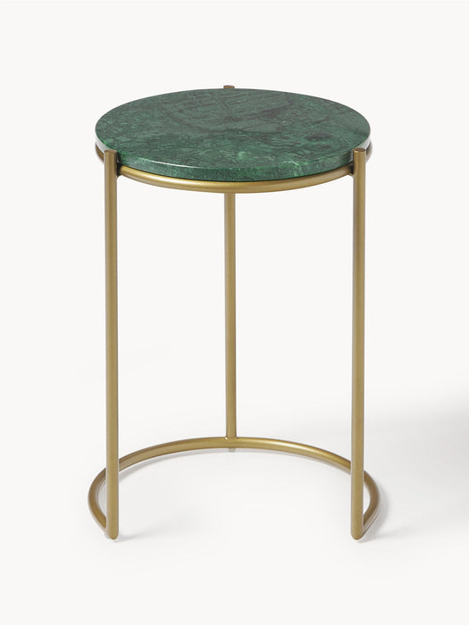 Ella Marble Side Tables, Set of 2