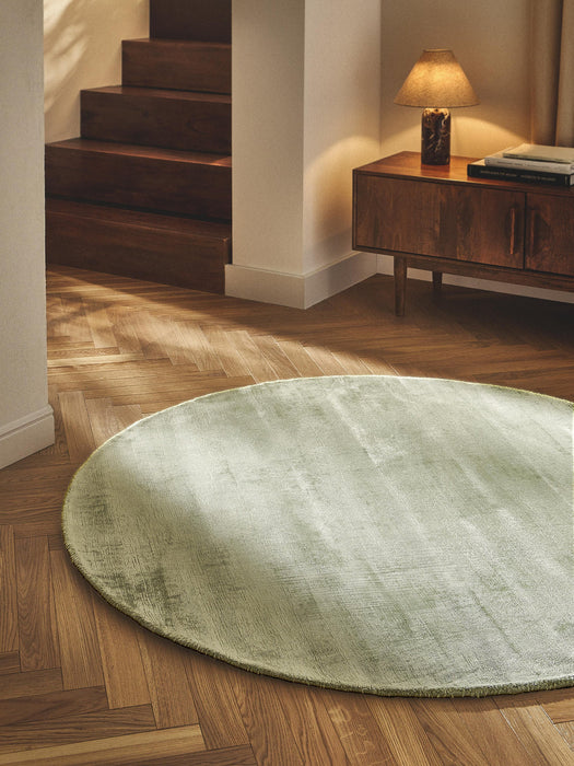 Jane Round Hand-Woven Viscose Rug