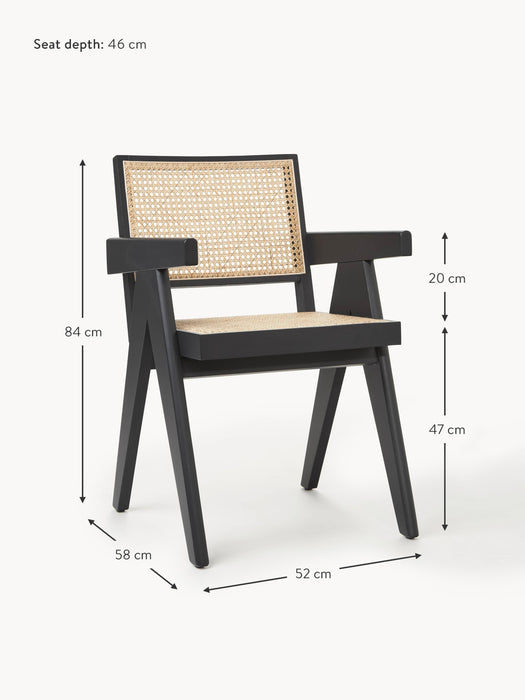 Dining Chair Sissi with Viennese Wickerwork