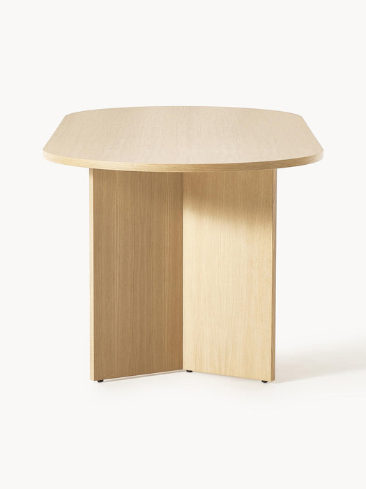 Toni Oval Wooden Dining Table, in various sizes
