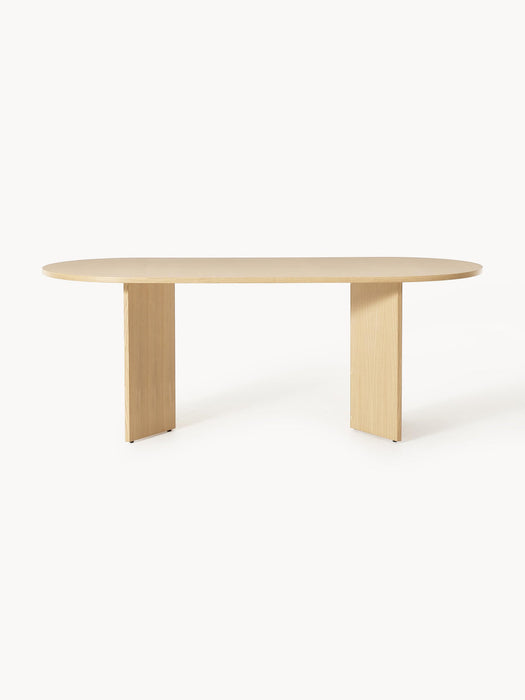Toni Oval Wooden Dining Table, in various sizes