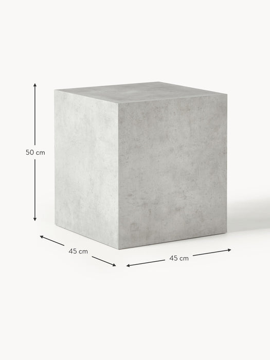 Concrete Effect Side Table Lesley