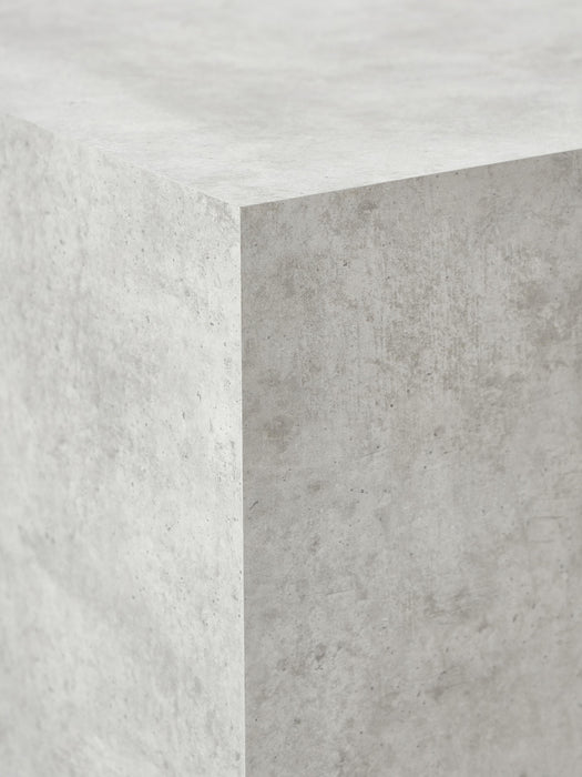 Concrete Effect Side Table Lesley