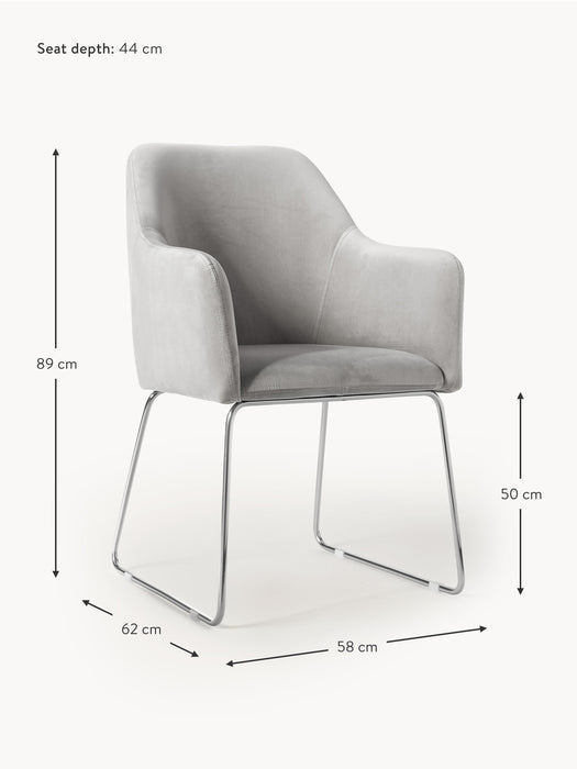 Velvet Armchair Isla