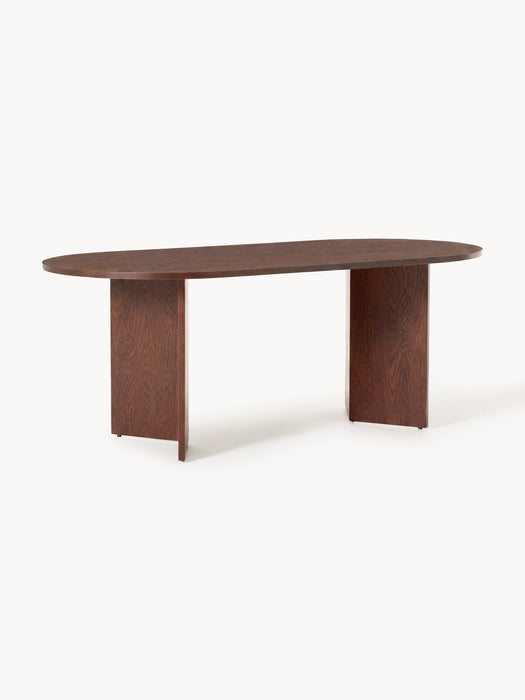 Toni Oval Wooden Dining Table, in various sizes