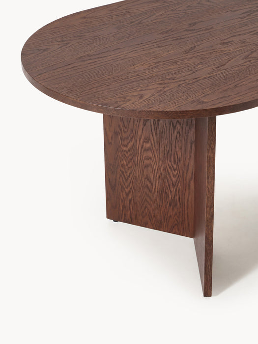 Toni Oval Wooden Dining Table, in various sizes